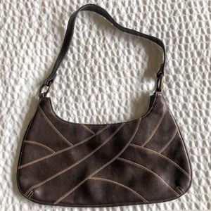 Vintage Steve Madden Brown Shoulder Bag Purse 👜